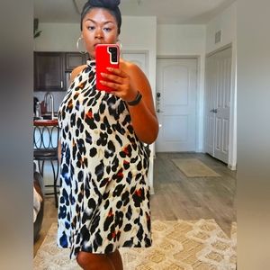 Halter Tie Neck Dress